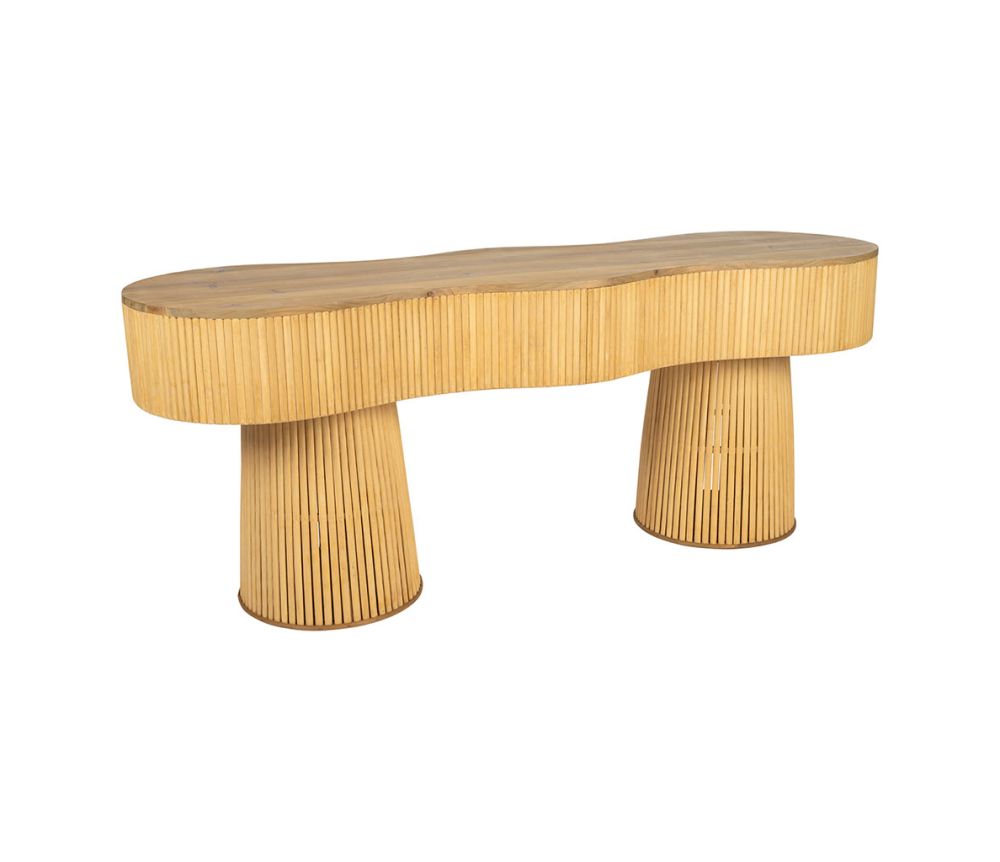 Banc Saori Naturel – 109 × 34 × H43 cm