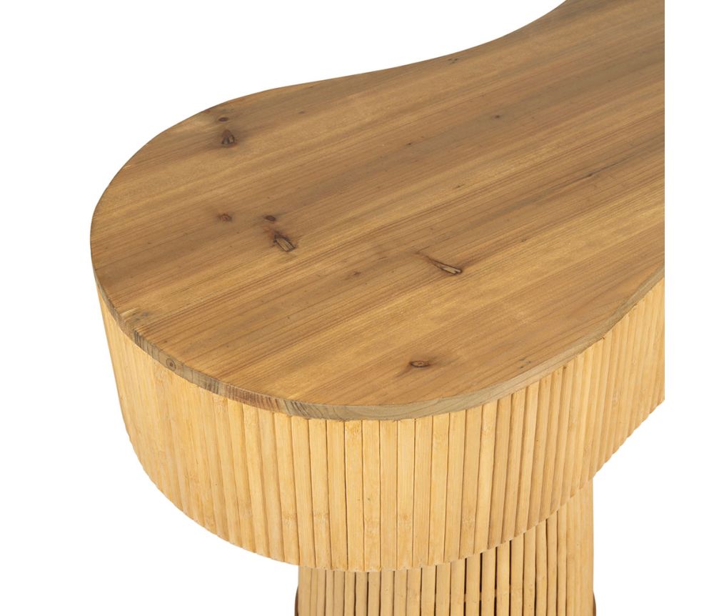 Banc Saori Naturel – 109 × 34 × H43 cm
