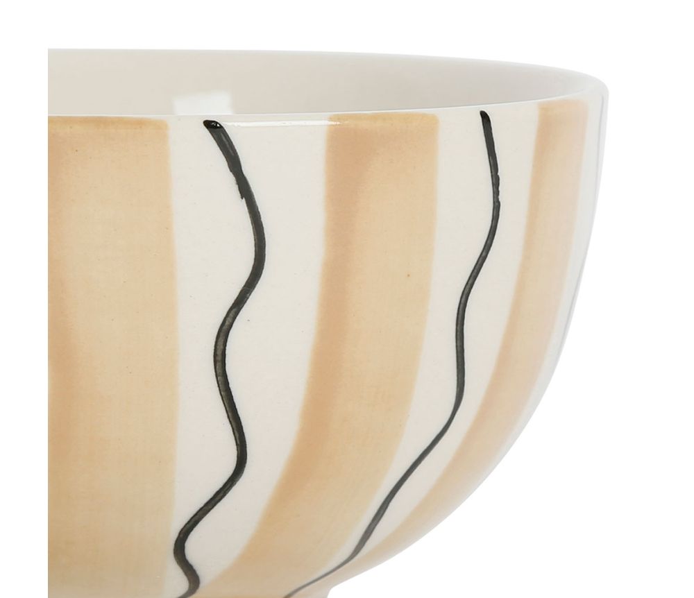 Set de 3 bols Maderia terracotta en grès – 30 cl