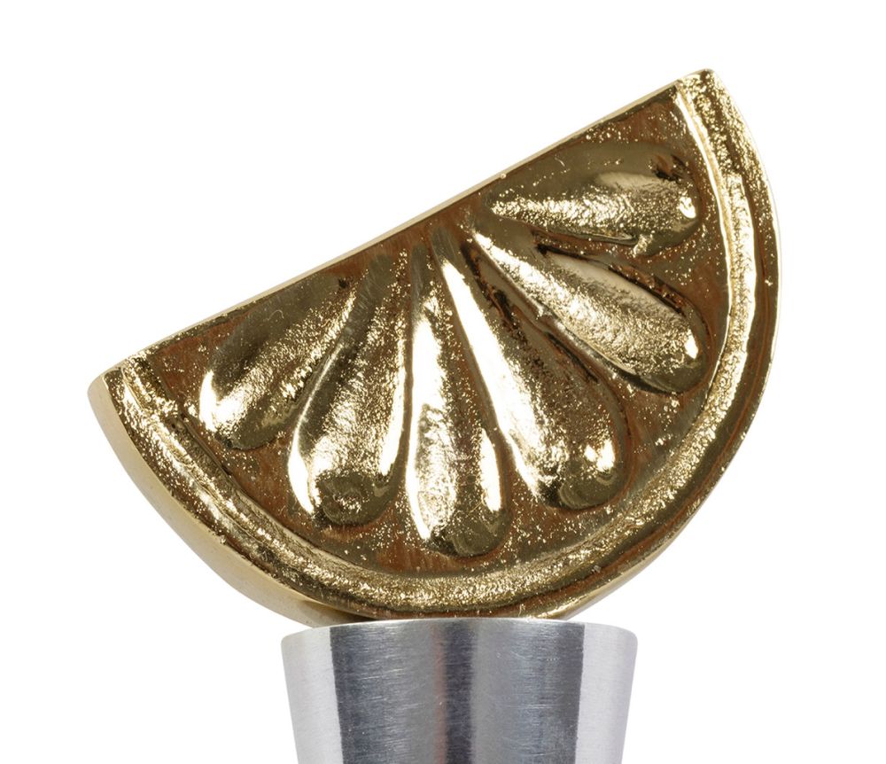 Bouchon bouteille Pastèque Sunny doré – 10,5 x 4,5 cm