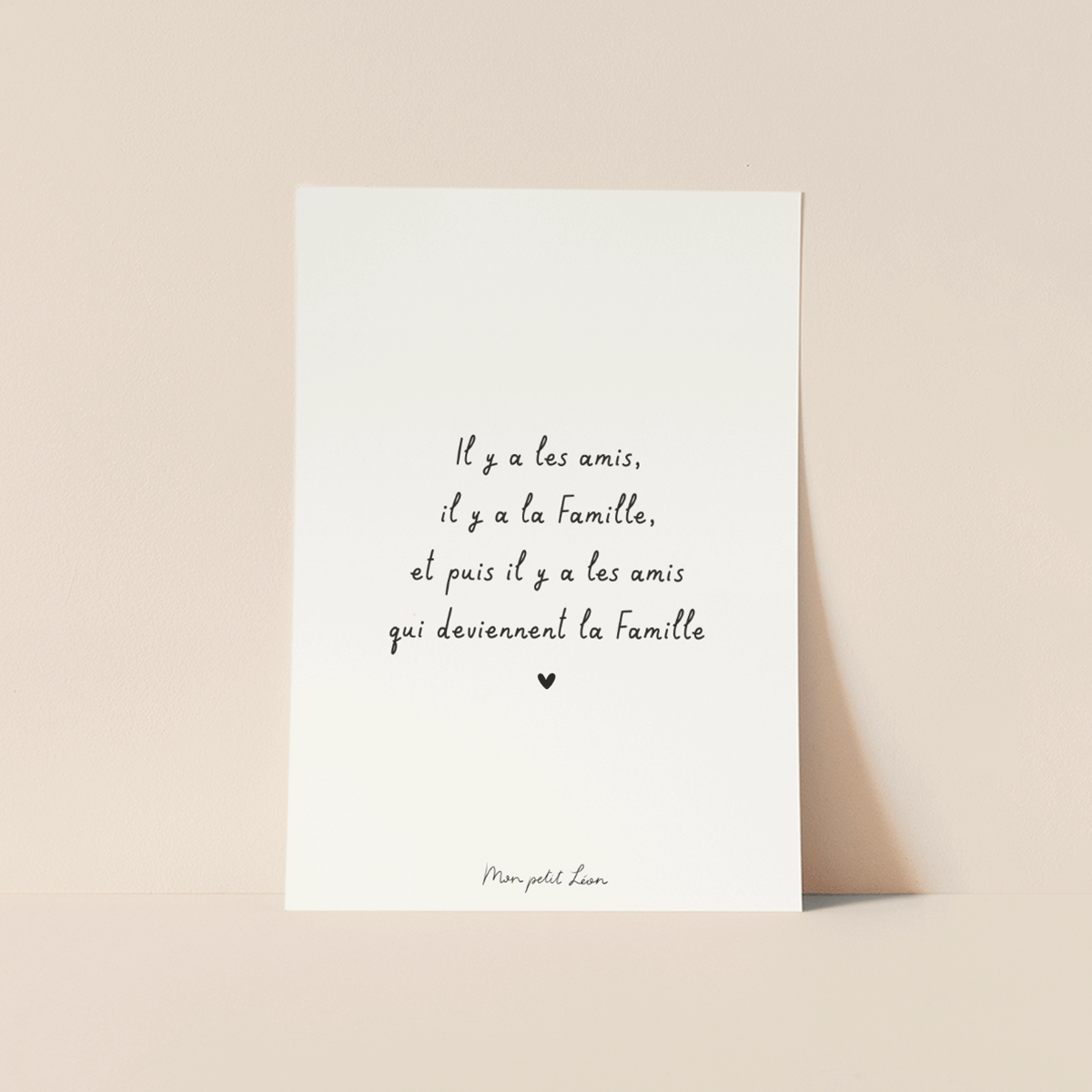 Carte Citation A6 – Thème Famille & Amis