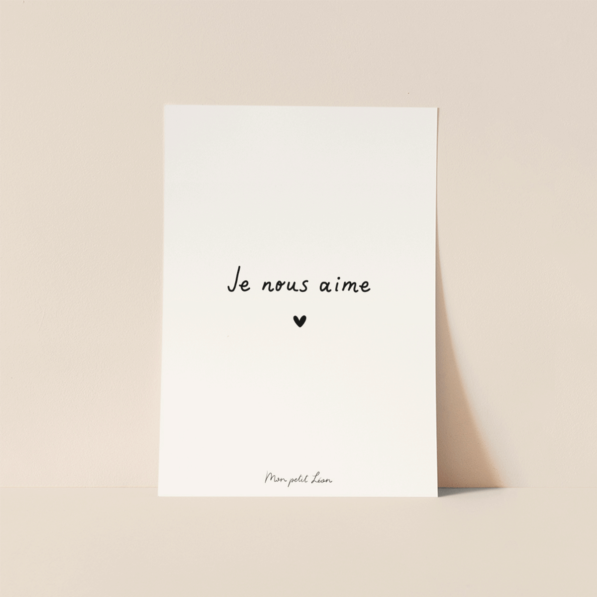 Carte Citation A6 – Thème Amour