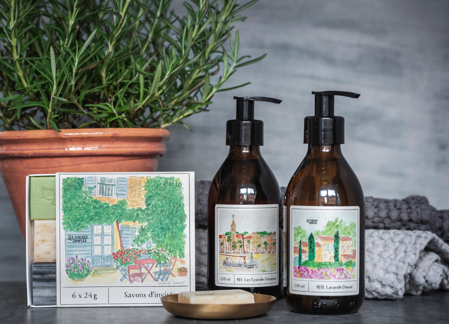 Coffret de 6 Savons d'Invités – Les Choses Simples