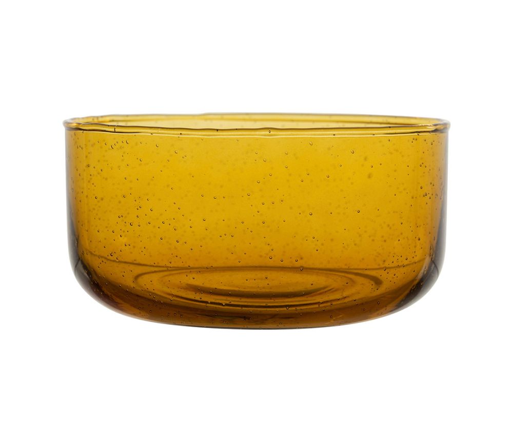 Coupelle Pernille – Ø 13 x H 6,5 cm – Verre bullé