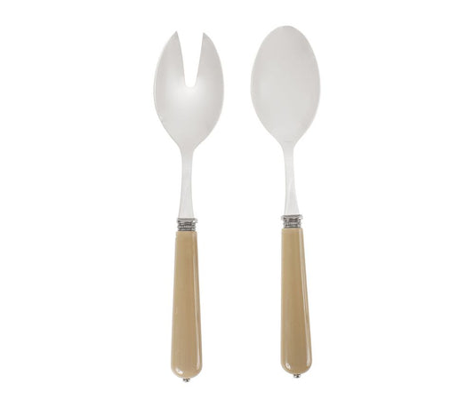 Couverts à salade Lucie – Set de 2 – Coloris Lin
