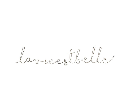 Déco murale “La vie est belle” – Tournille – 82 x 14 cm