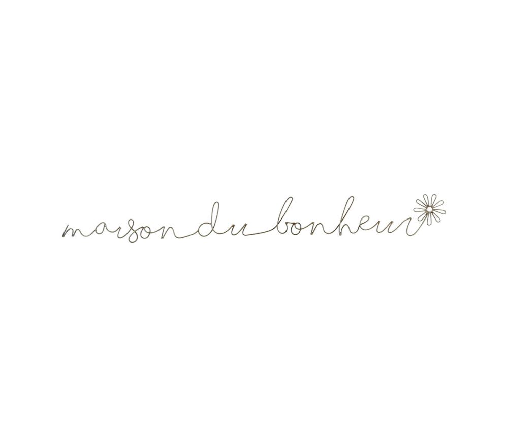 Déco murale “Maison du bonheur” – Tournille