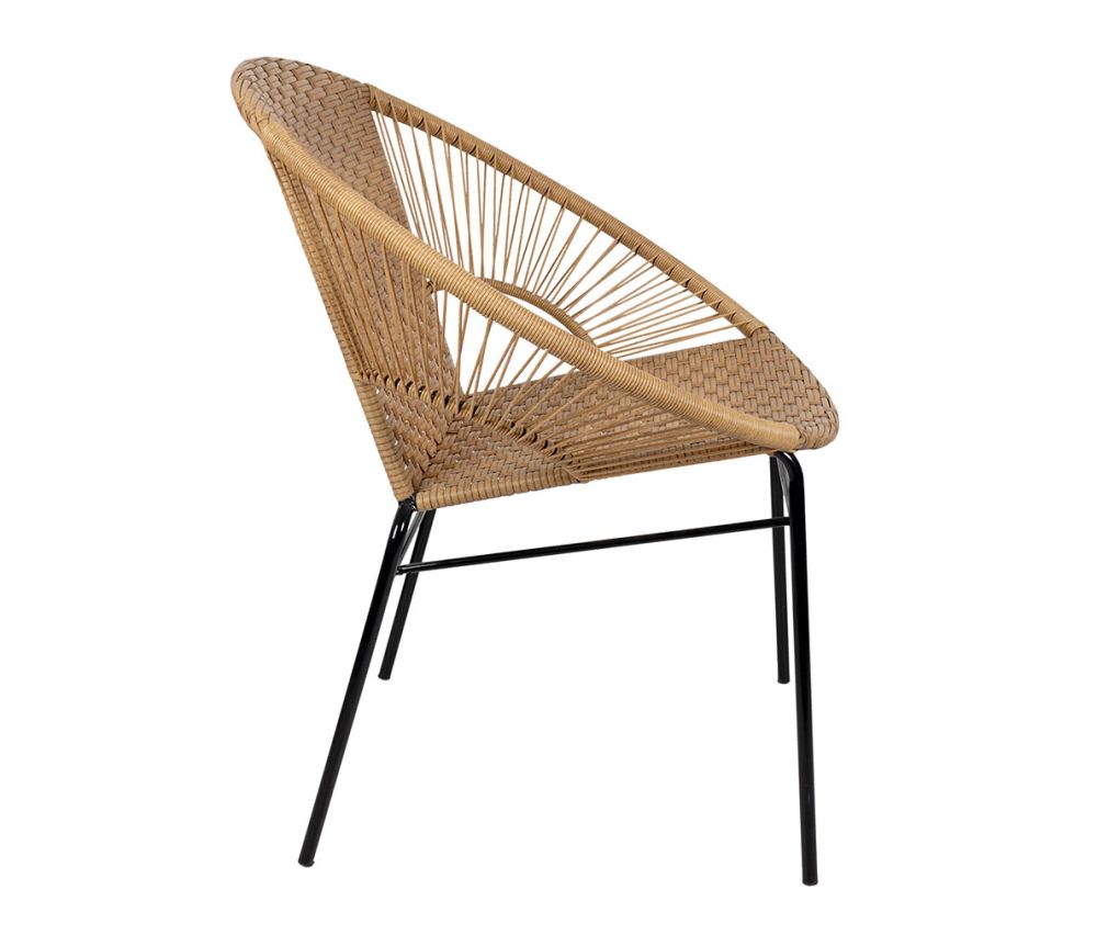 FAUTEUIL ROND BEIGE