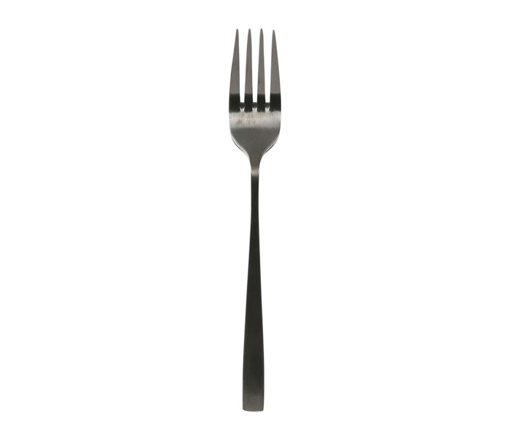Couvert Ablis Noir Mat en Inox 18/0