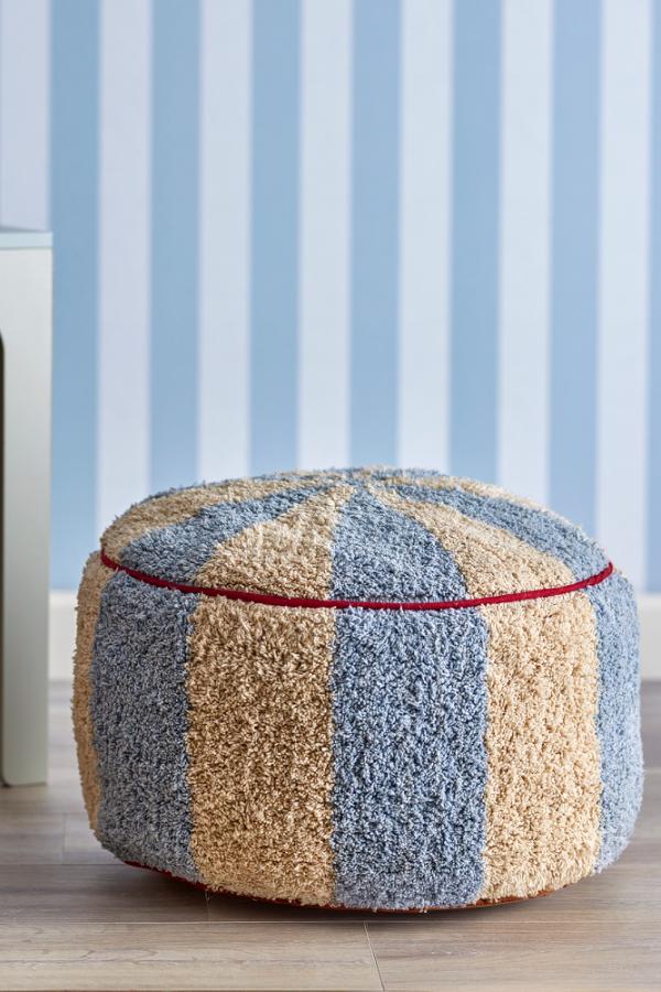 Pouf Charoline en coton