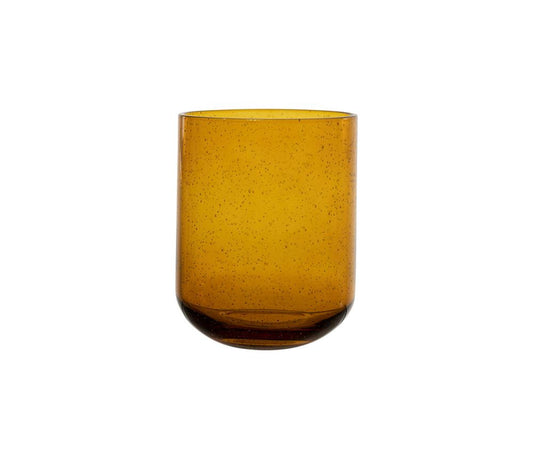 Gobelet Pernille ambre – 30 cl – Verre bullé