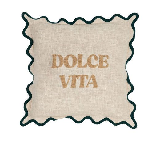 Housse de coussin Dolce Vita – Beige – 45 × 45 cm