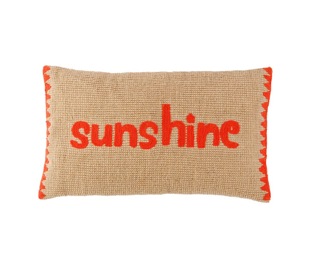 Housse de coussin Seguia Nat “Sunshine” – 50 x 30 cm