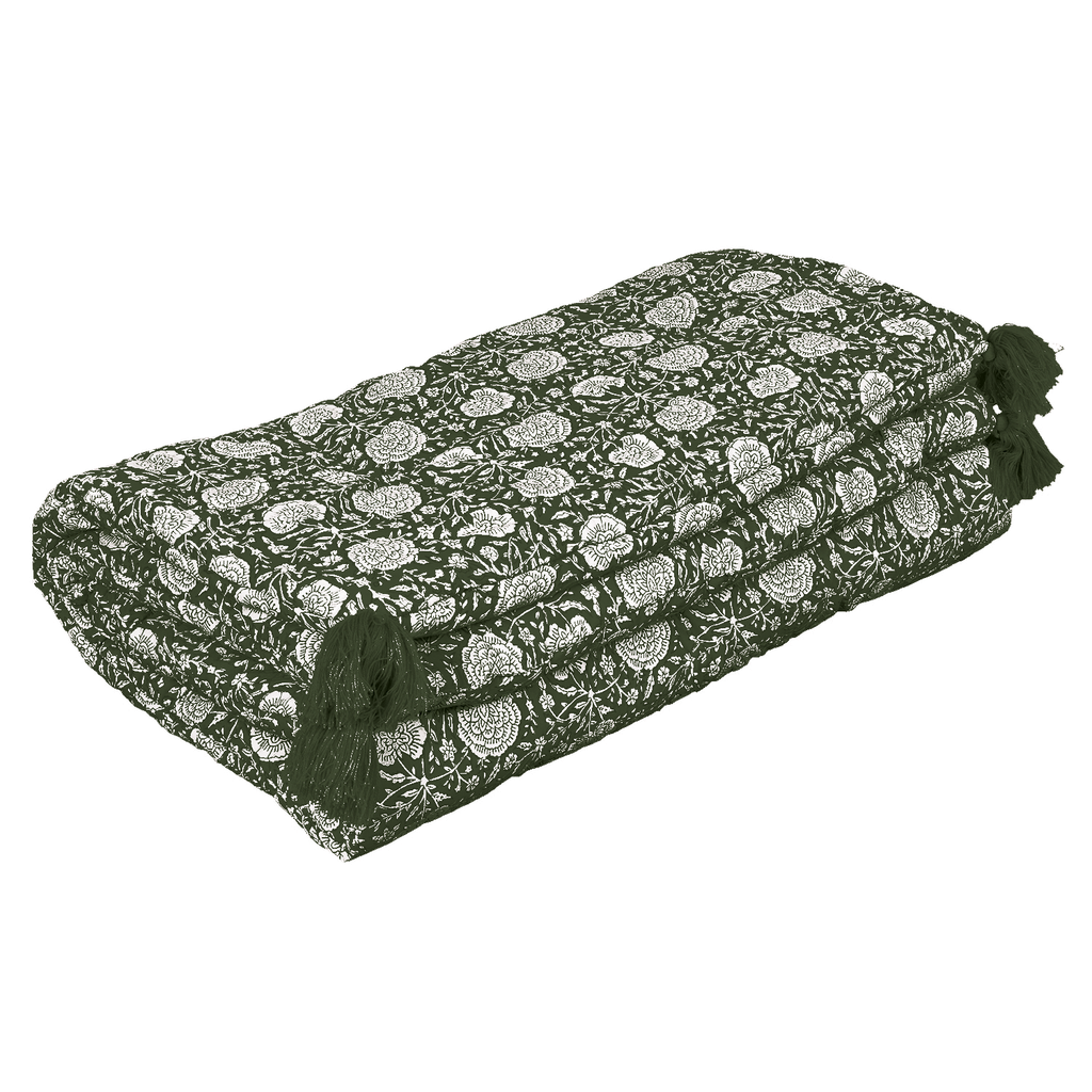 Sofa Cover Print Pipar Kaki – Rembourré 80 × 200 cm