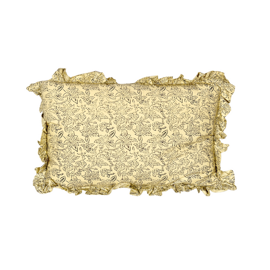 Coussin Print Rectangle Pipar Écru – 40 × 60 cm