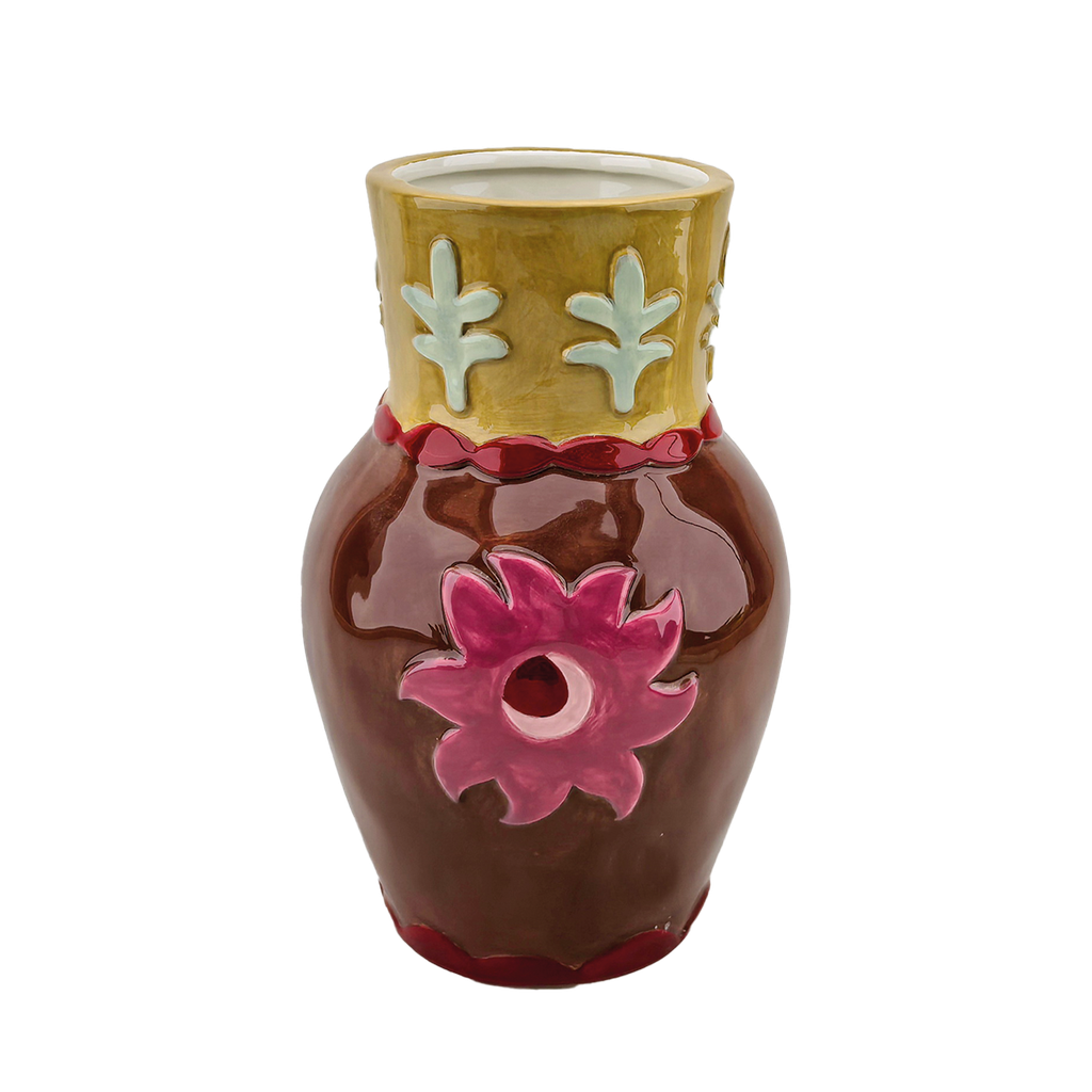 Vase décoratif motif soleil 21,3 cm