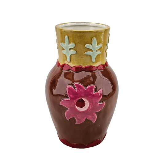 Vase décoratif motif soleil 21,3 cm