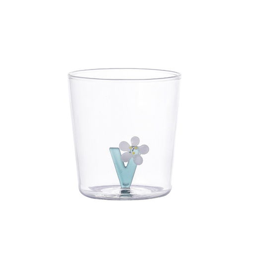 Verre nature alphabet Abeille