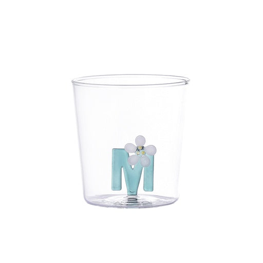 Verre nature alphabet Abeille