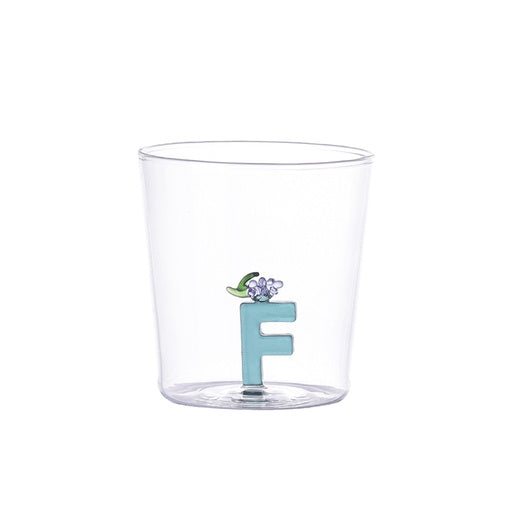 Verre nature alphabet Abeille