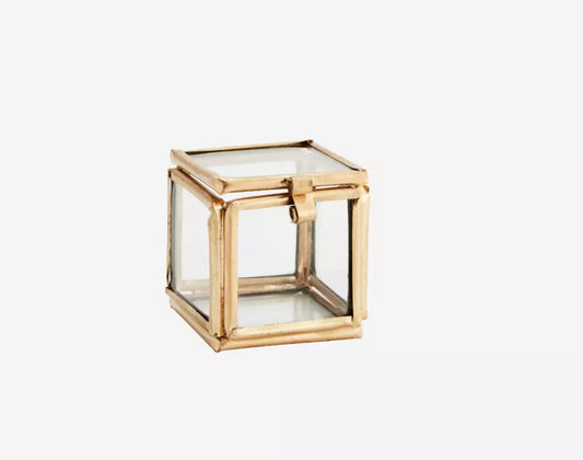 Boite en verre carré