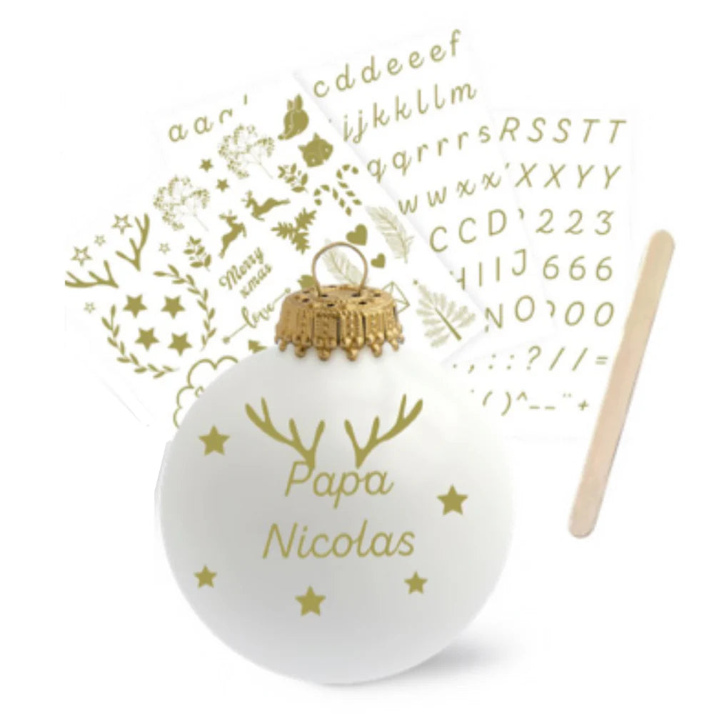 Kit boule de Noël à personnaliser