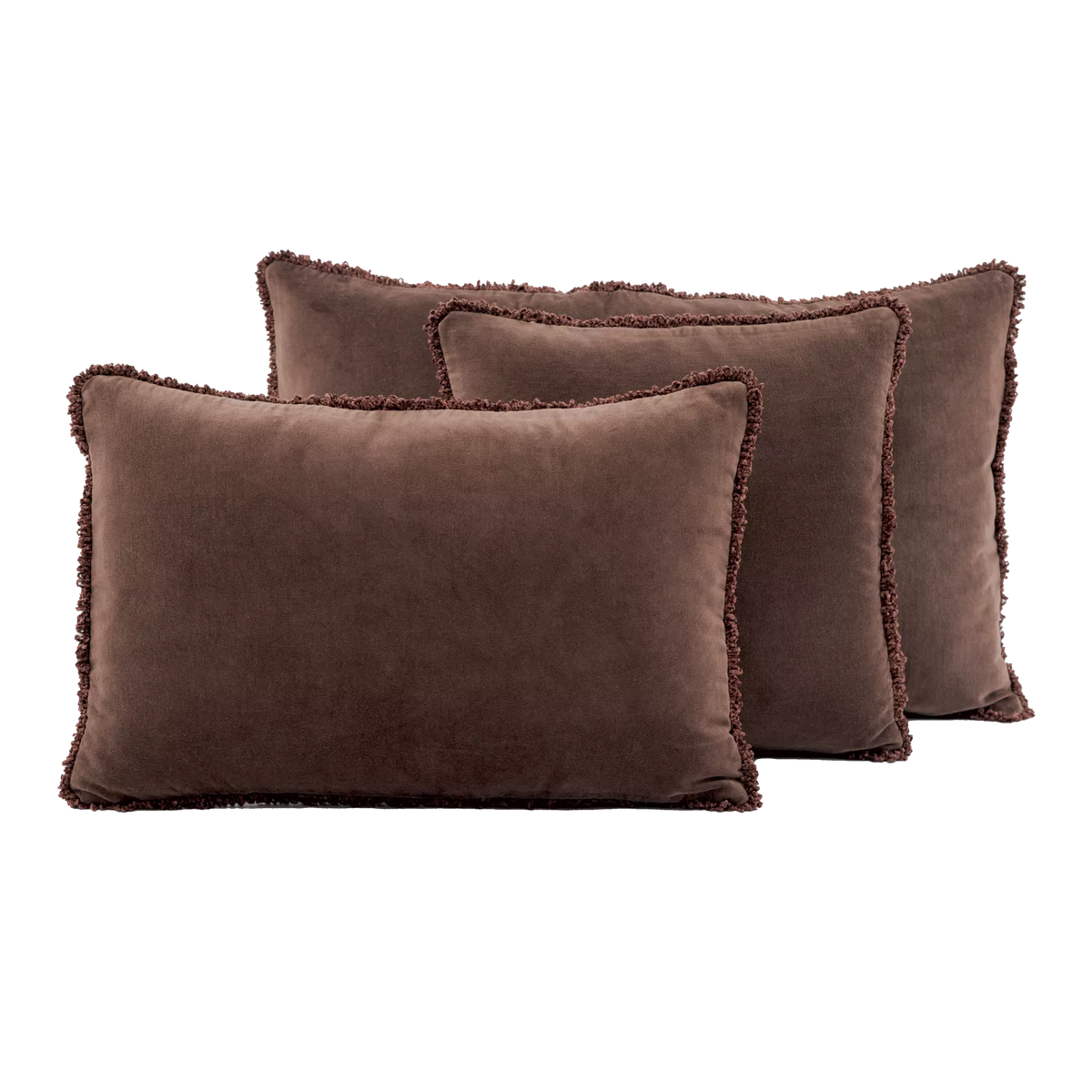 Coussin KOBE en velours - Haomy