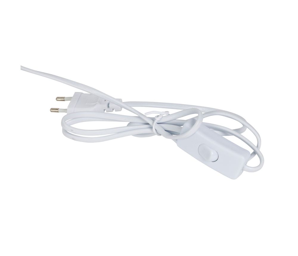 Lampe à poser – Porcelaine rayée vert émeraude et blanc – H27 cm