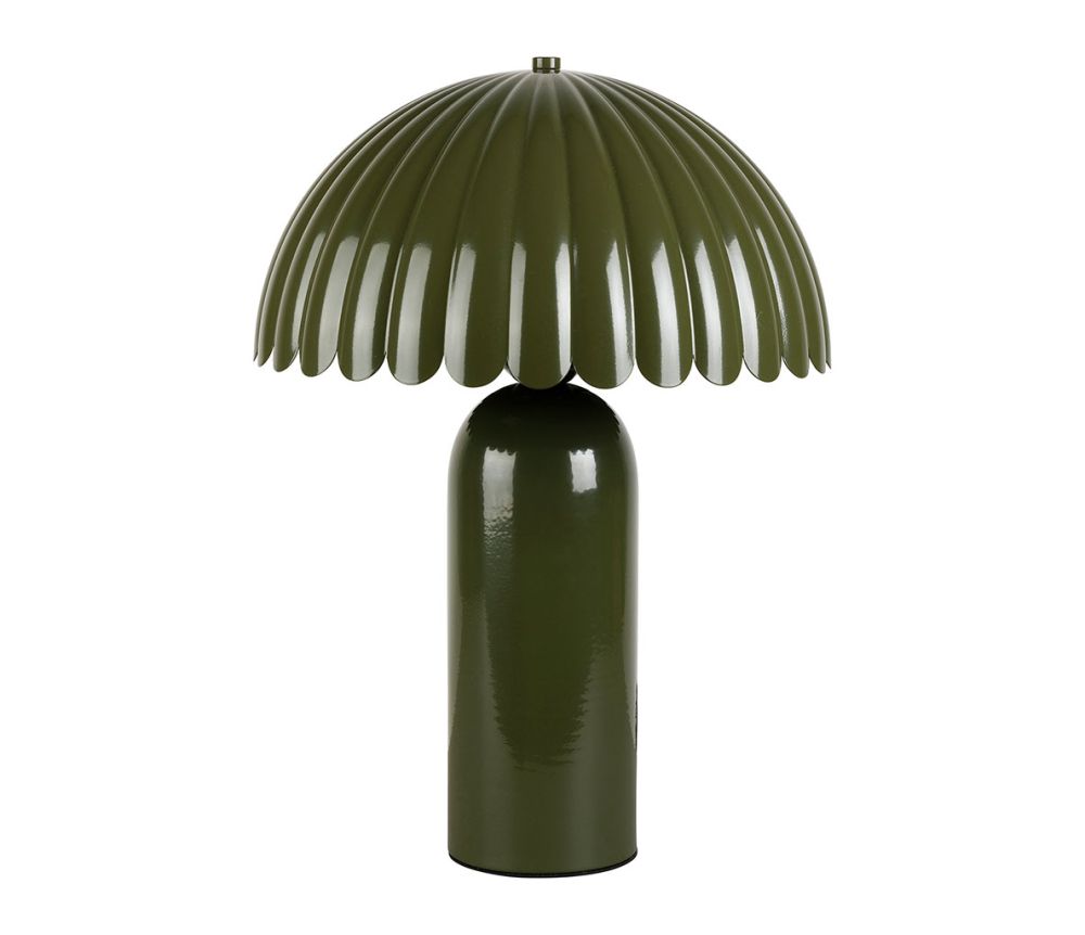 Lampe à poser CLARELIS Kaki – D30 x H40 cm