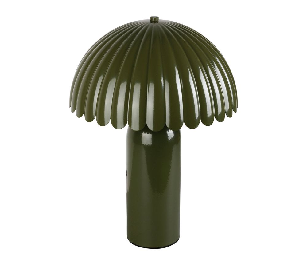 Lampe à poser CLARELIS Kaki – D30 x H40 cm