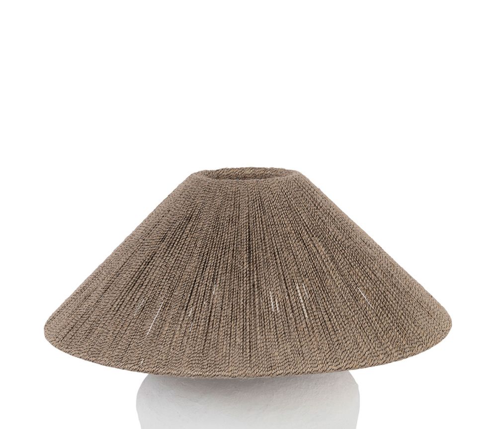 Lampe Quintao Blanc & Naturel en Fer et Papier