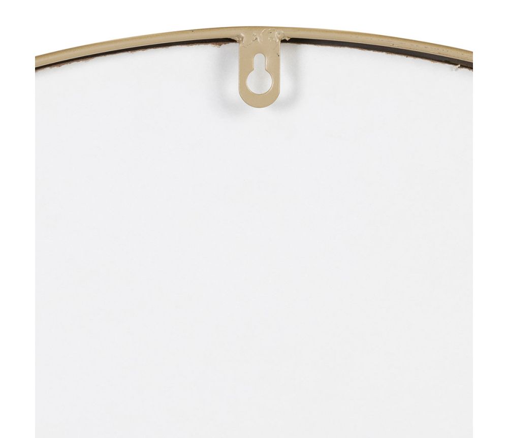 Miroir rond doré D70cm