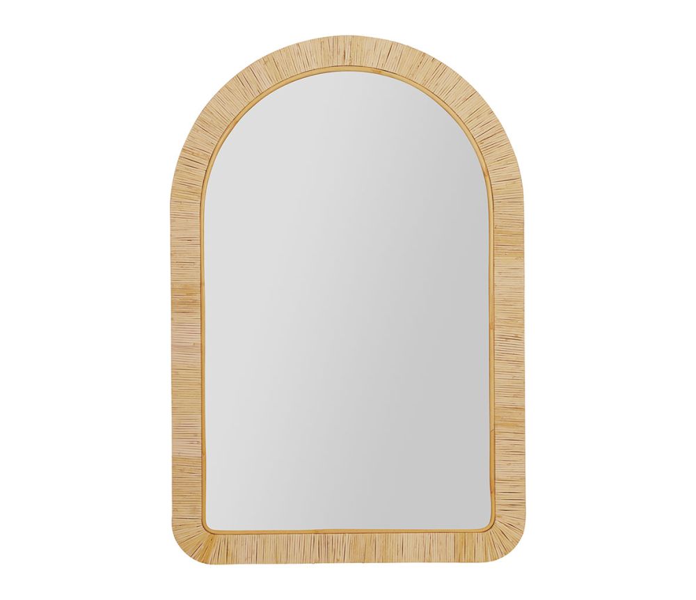 MIROIR EN ROTIN NATUREL 60,5 x 90,5 CM