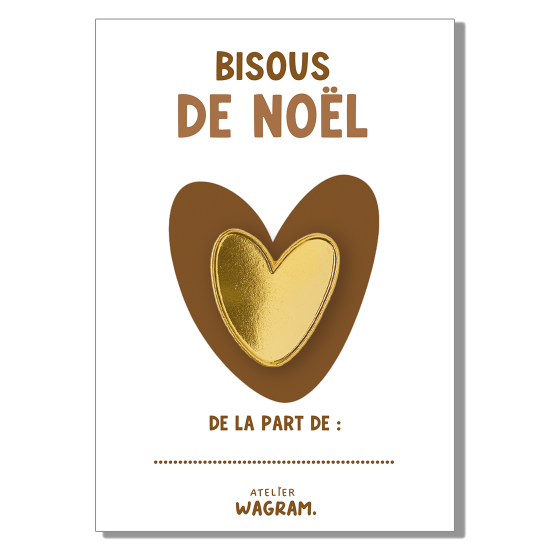 Pin's coeur noël