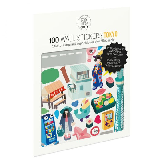100 Stickers Tokyo OMY