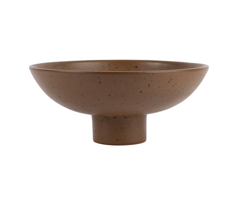 Plat creux Gena brun – Terre cuite – Ø 26 x H 11 cm