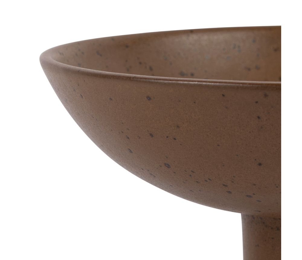 Plat creux Gena brun – Terre cuite – Ø 26 x H 11 cm