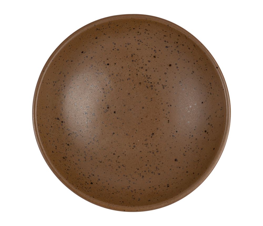 Plat creux Gena brun – Terre cuite – Ø 26 x H 11 cm