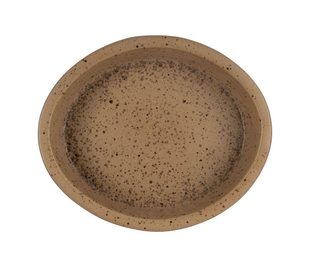 Plat four ovale Gena beige – Terre cuite – 31 x 26 x H6 cm