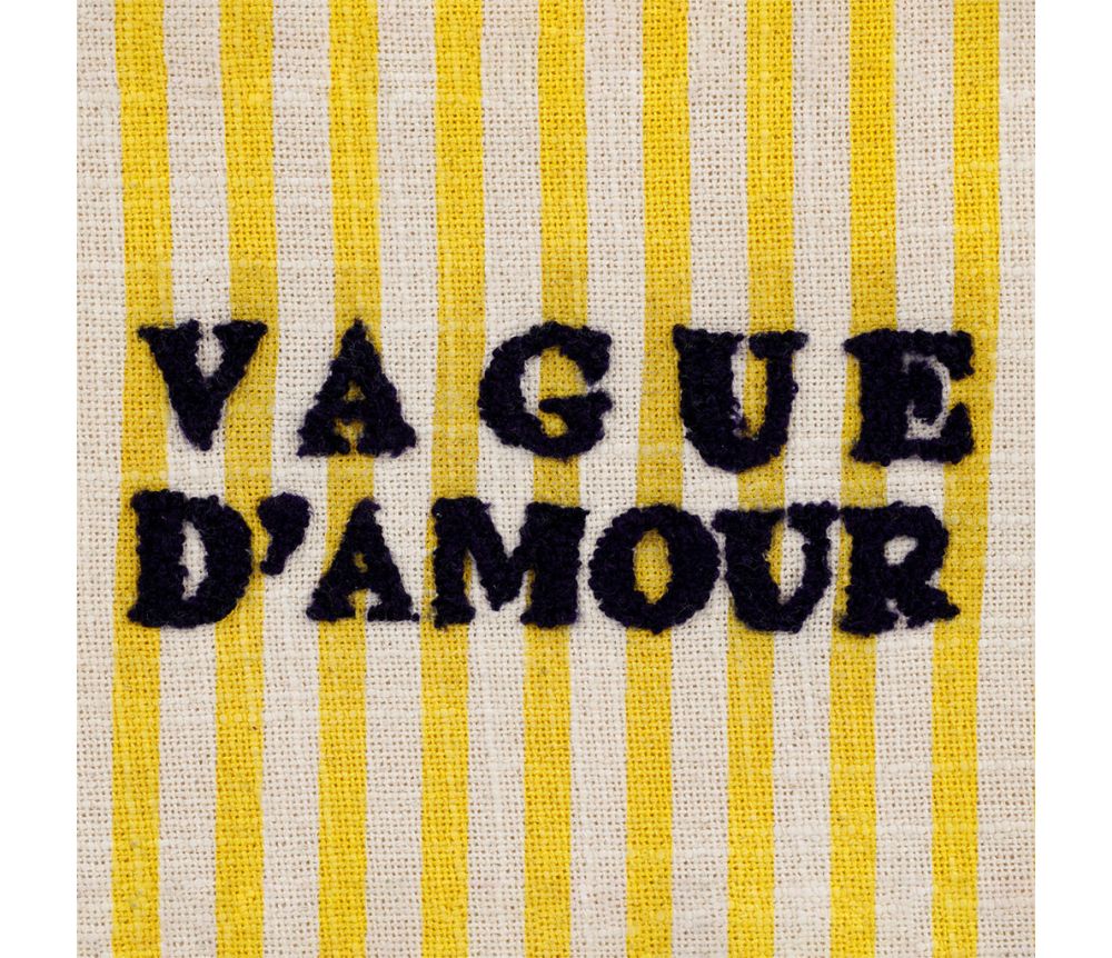 Pochette coton rayé