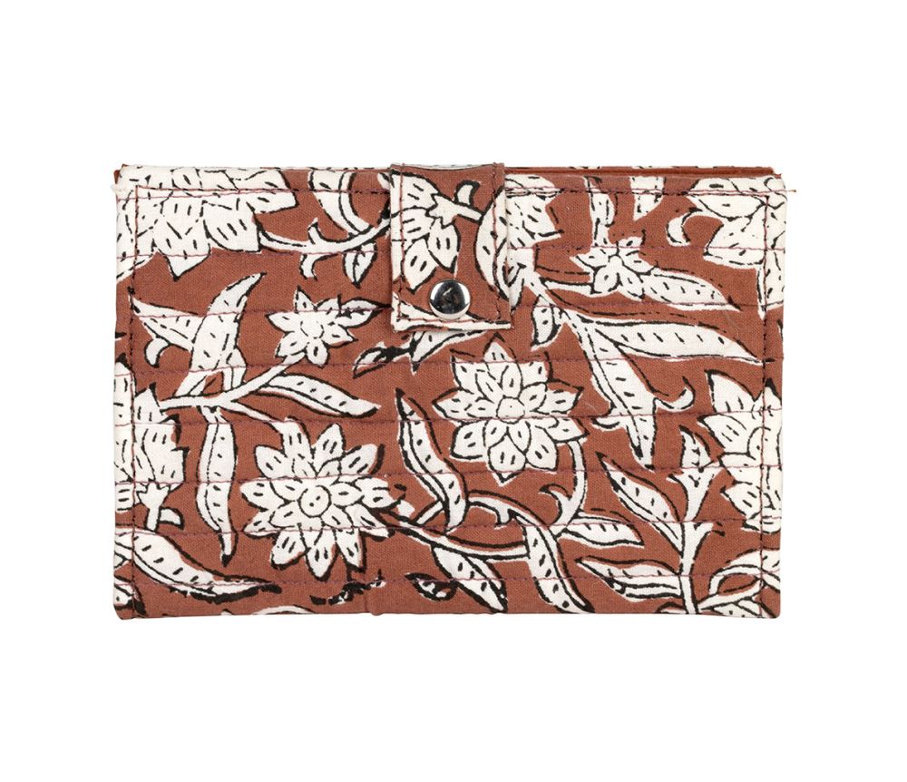 Étui Passeport Flaura Rouge – 16 x 11 cm – Coton & Carton