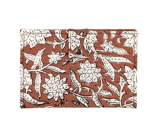 Étui Passeport Flaura Rouge – 16 x 11 cm – Coton & Carton