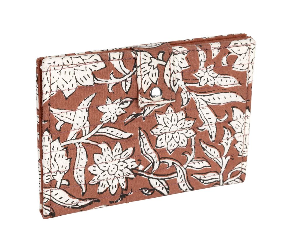 Étui Passeport Flaura Rouge – 16 x 11 cm – Coton & Carton