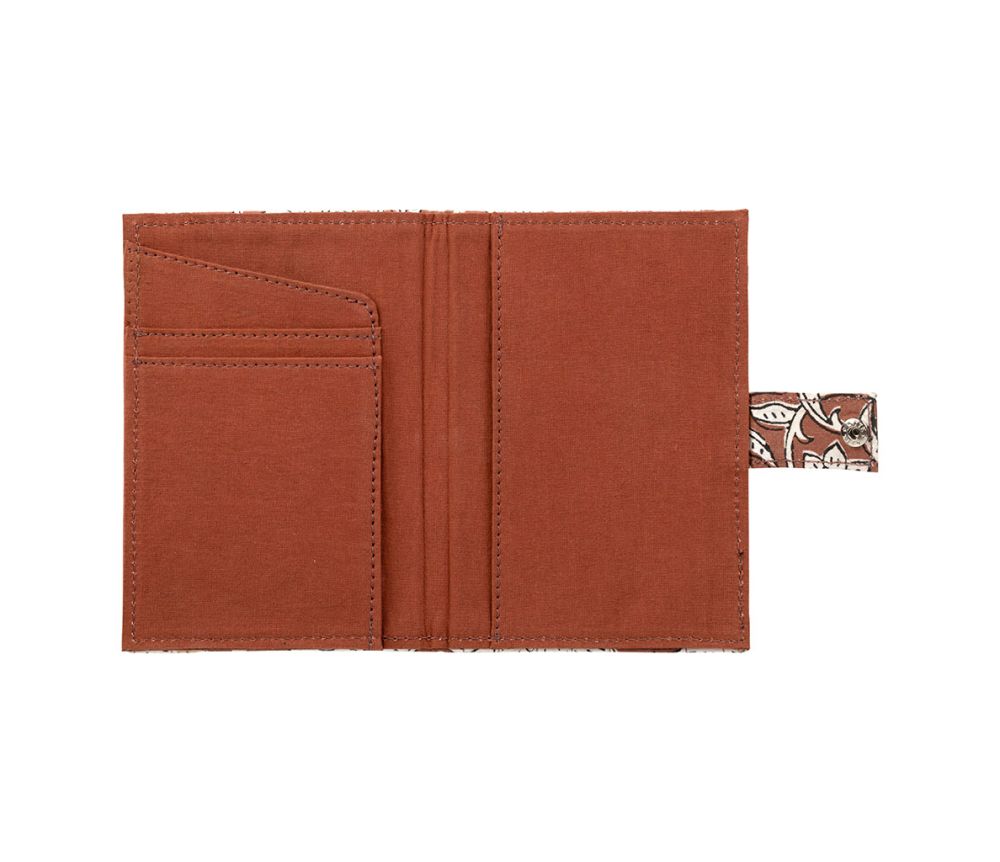 Étui Passeport Flaura Rouge – 16 x 11 cm – Coton & Carton