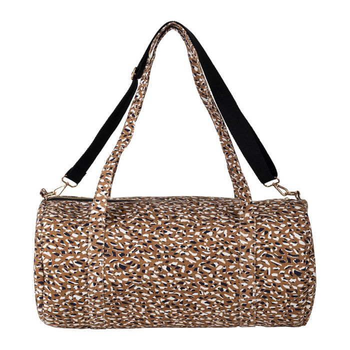 Sac week-end MOCOA brun - 50x26x26cm - coton et polyester