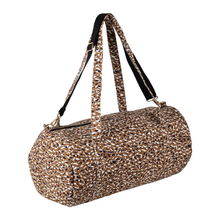 Sac week-end MOCOA brun - 50x26x26cm - coton et polyester