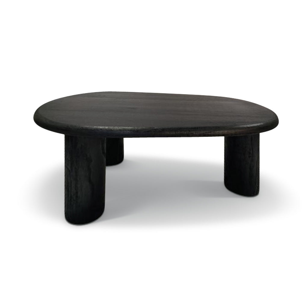 Table basse - Eva noire - bois de paulownia