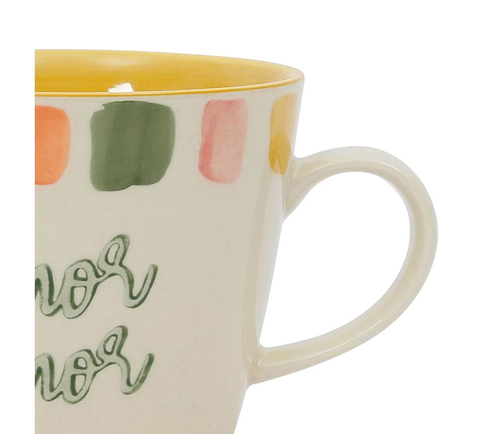 Set de 2 tasses à thé Dolce Vita en grès – 35 cl
