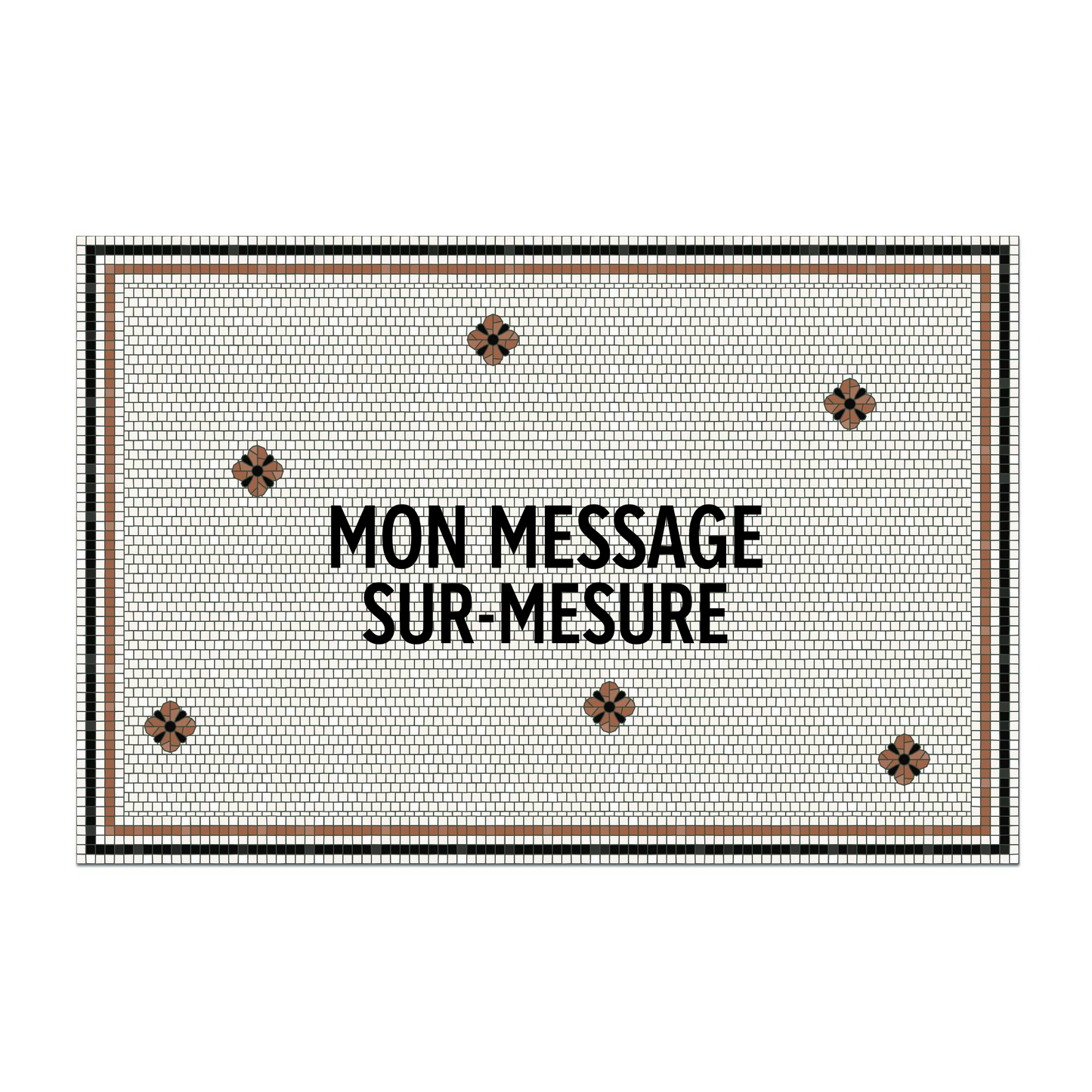 Tapis vinyle personnalisés