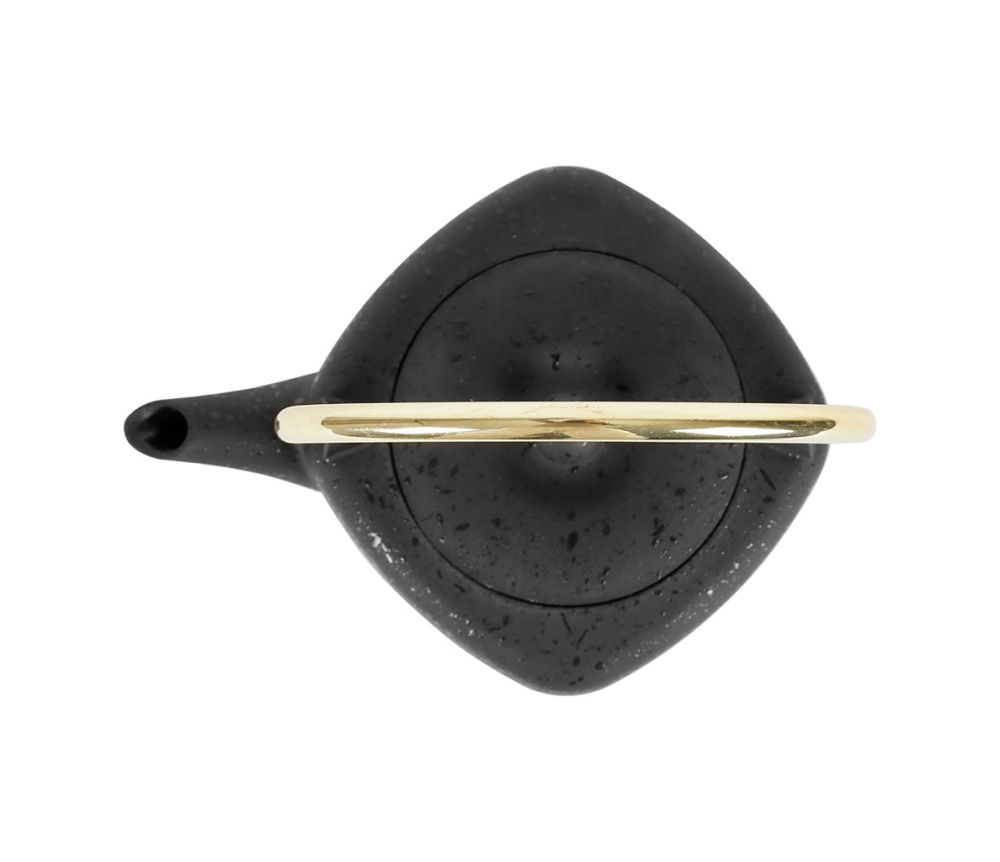 Théière Arty noir & doré avec filtre – 1,5 L